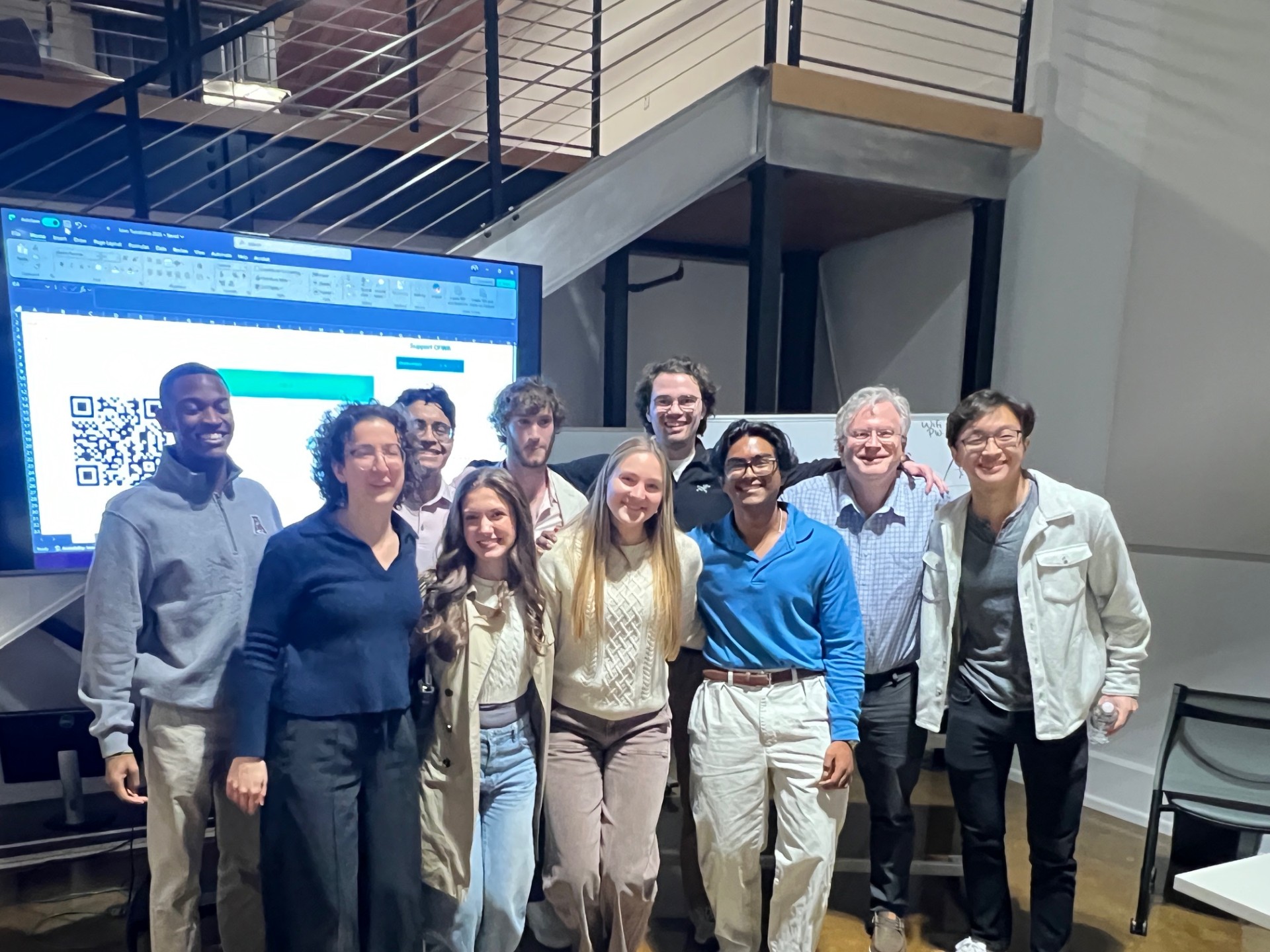 TP1K team and community members at the inaugural giving event