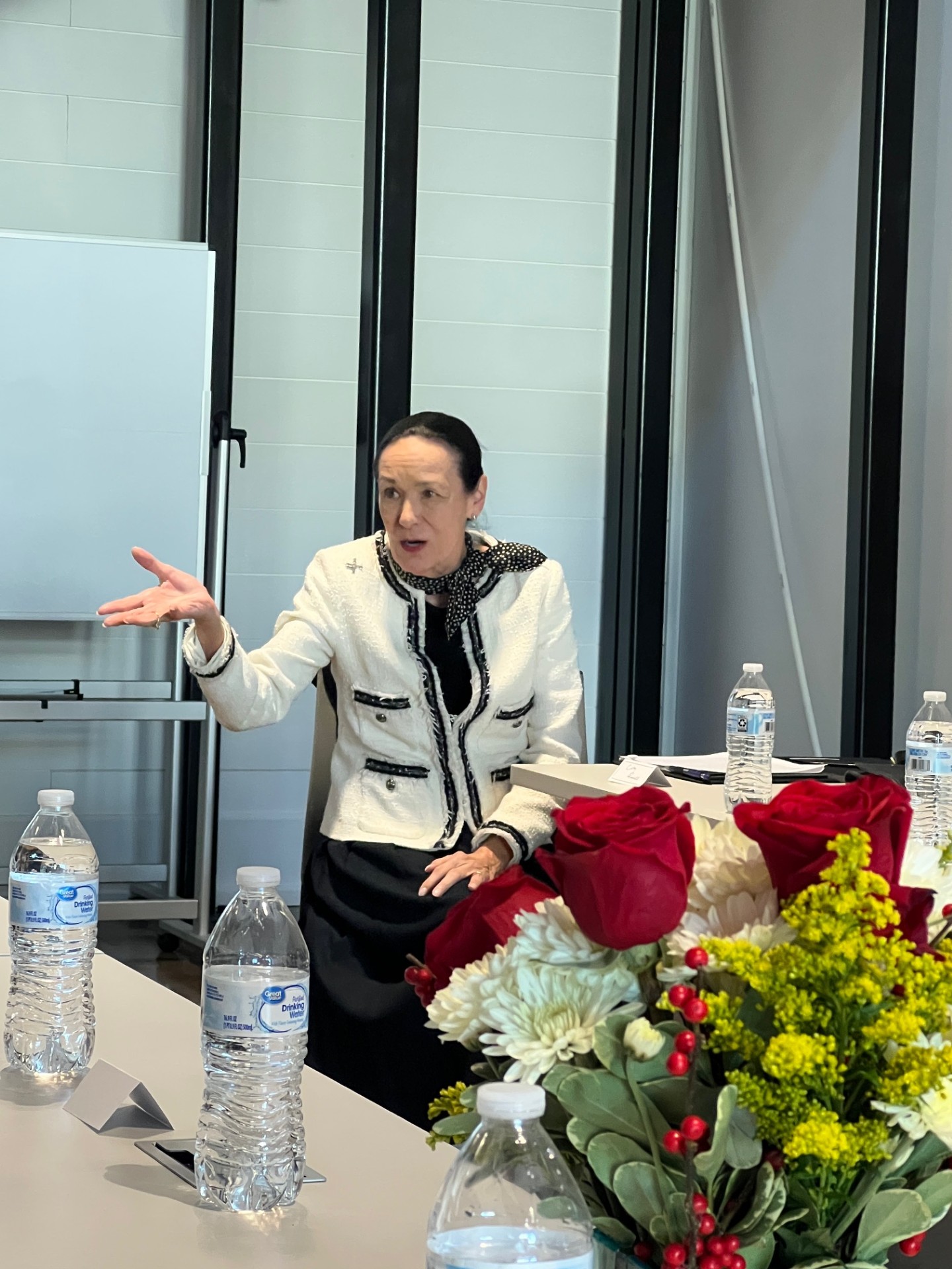 Community leader speaking at the TP1K event