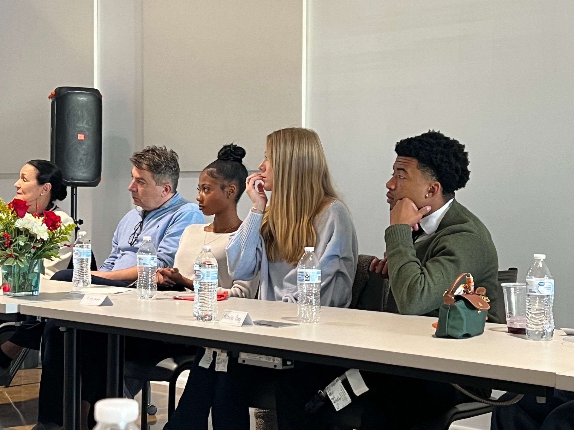 Attendees listening to nonprofit presentations