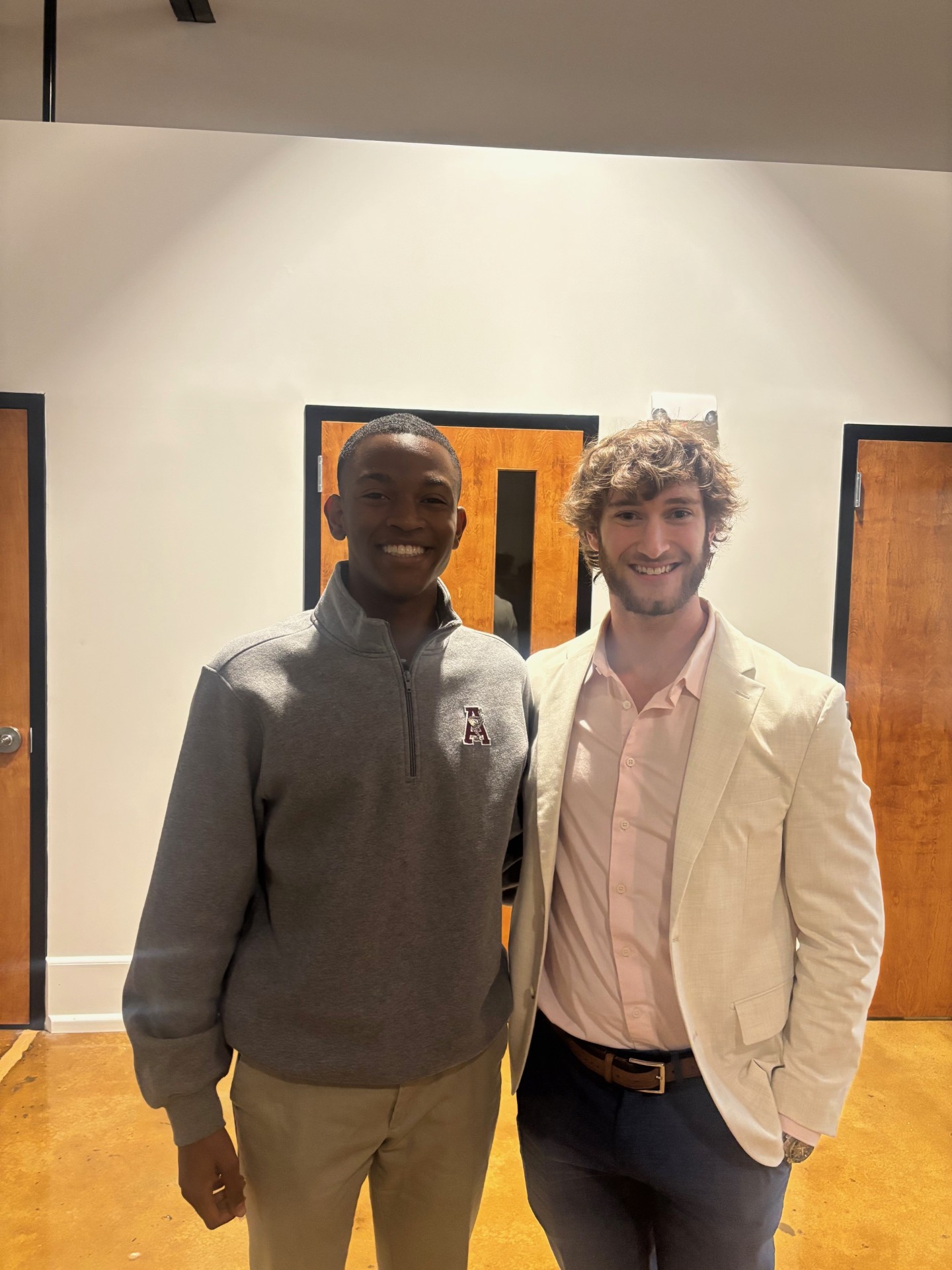 Two attendees at the TP1K inaugural event